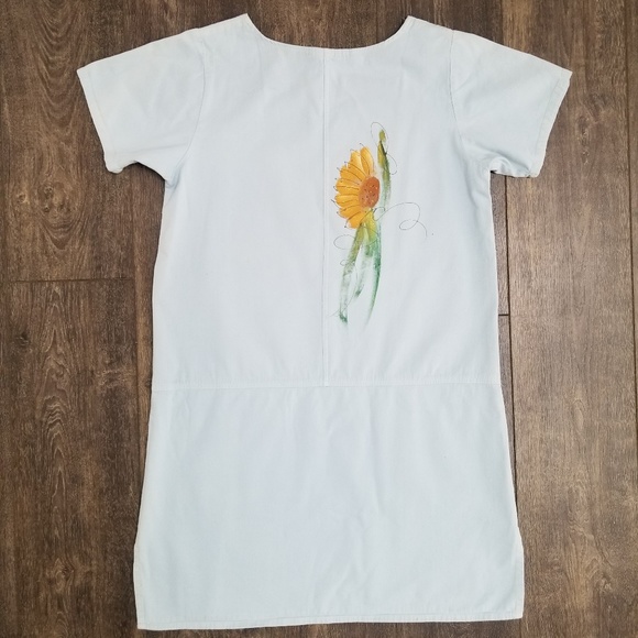 Sunflower Handpainted Dress - small - Picture 7 of 7